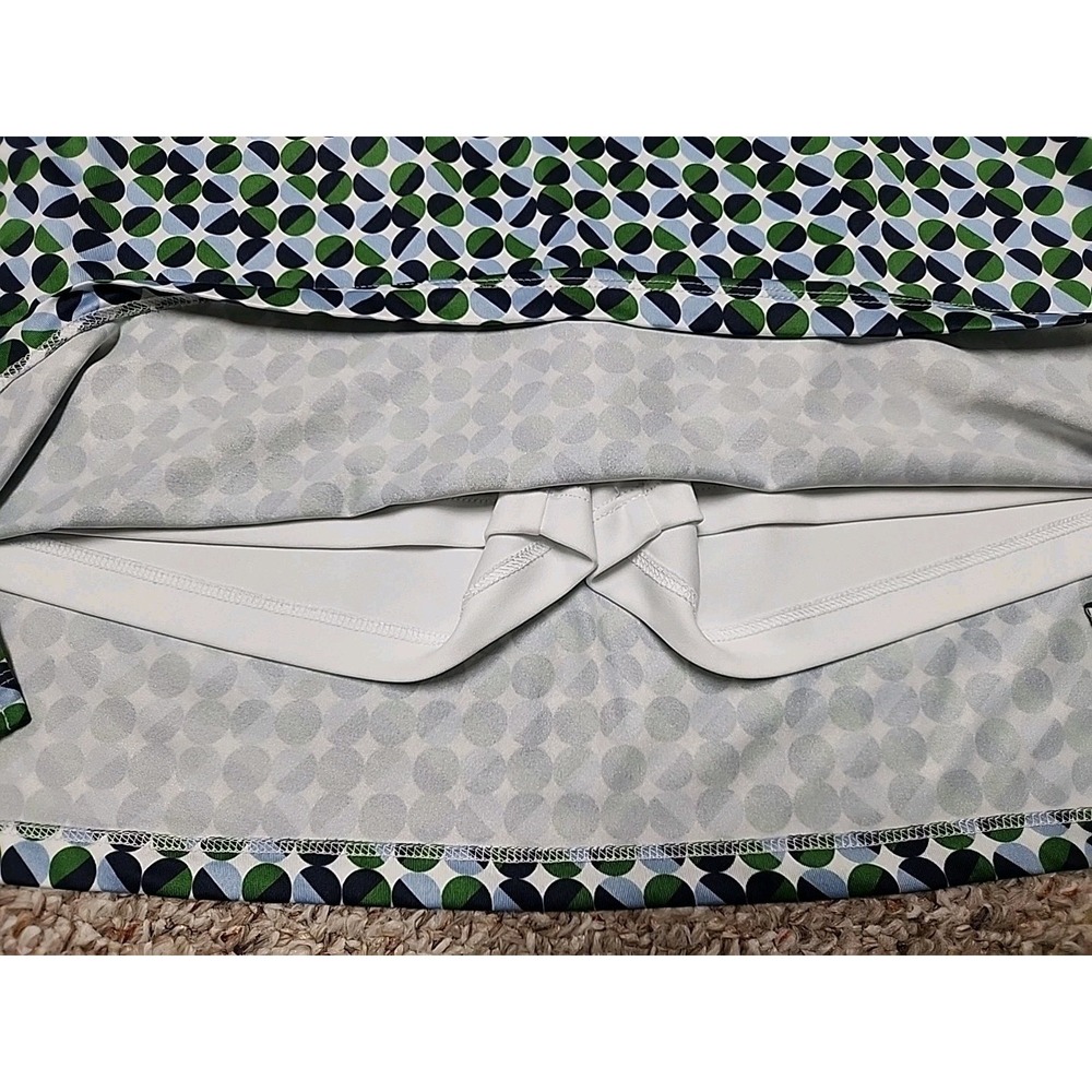 IZOD Golf Women's Golf Tennis Geometric Dots Skirt Skort  Medium 32x17 Pockets - Picture 3 of 10